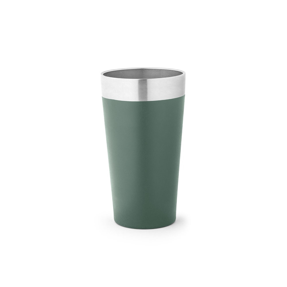 Tasse inox publicitaire 540ml GRACE Vert kaki